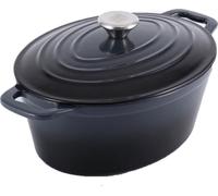 Casserole Carl Schmidt Sohn-Xanten, en fonte émaillée, 27,5 x 21 x 16,5 cm, noire