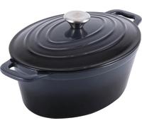 Casserole Carl Schmidt Sohn-Xanten, en fonte émaillée, 36 x 19 cm, noire