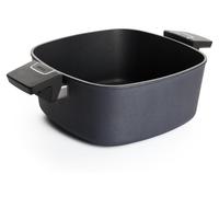 Casserole carrée Woll Diamond Lite, compatible avec les plaques à induction, dimensions 24x24 cm, hauteur 10,5 cm, capacité 4,5 litres