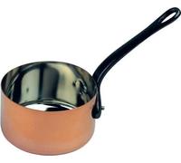 Casserole Cuivre Baumalu, 12 cm, Cuivre Massif, Intérieur Étamé, Manche Fonte