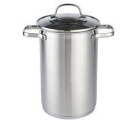 Casserole de 4,5 litres avec insert, en acier inoxydable 18/10, compatible induction