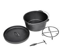 Casserole de cuisson en fonte type four hollandais Noir G