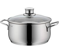 Casserole Diadem Plus - petite 16 cm - couvercle en verre - casserole pour induction - 1,5 litre - acier inoxydable Cromargan - polie - sans revêtement