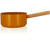 OGO Living – Casserole Ector 7930272 – 20 cm aluminium revêtement céramique jaune manche en bois