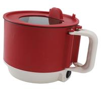 Casserole électrique portable, appareil de cuisson multifonction avec revêtement antiadhésif, capacité de 1,8 litre, puissance de 450 W, poignée pliable