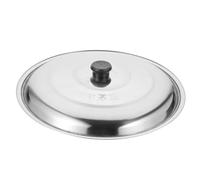 Casserole en Acier Inoxydable avec Bouton Couvercle Rond | Léger, Finition Soignée, Rétention de Vapeur, Prise en Main Confortable, pour Cylindre et Baril