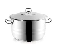 Casserole en acier ORION pour la restauration, avec couvercle, GASTRO 19,5 l