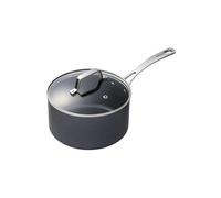 Casserole en céramique Kyocera, casserole avec revêtement antiadhésif en céramique, 20 cm, sans PFAS/PTFE, poignée en acier inoxydable, y compris couvercle en verre, CSP-08