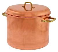 Casserole en cuivre avec anses 30 cm