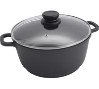 Casserole en fonte d'aluminium 28cm anti-adhésive induction cuisinière four cuisine rôtir vaisselle soupes