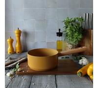 Casserole En Revêtement Céramique Jaune 18cm - Tous Feux