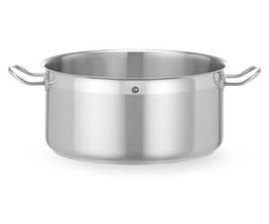 Casserole extra-plate sans couvercle, HENDI, gamme Profi, 12 L, 320 x (H) 156 mm