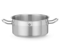 Casserole extra-plate sans couvercle, HENDI, gamme Profi, 2,8 L, Ø 200 x (H) 97 mm