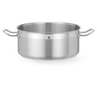 Casserole extra-plate sans couvercle, HENDI, gamme Profi, 7,3 L, Ø 280 x (H) 126 mm