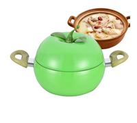 Casserole Faitout De Cuisson Pratique Multifonction Antiadhésif En Forme De | Casserole Compatible Induction Idéale Pour Pâtes, Soupe, Spaghetti, Cuisine Maison Et Restaurant Pomme B