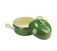 Casserole Faitout De Cuisson Pratique Multifonction Antiadhésif En Forme De | Ustensile De Cuisine Profond Idéale Pour Pâtes, Soupe, Spaghetti, Cuisine Maison Et Restaurant Avocat E