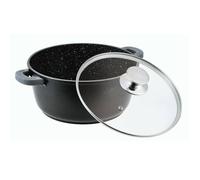 Casserole - Fonte d'aluminium - Couvercle en verre - Anti-adhésif - Ø36 cm