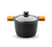 Casserole Haute BRA Efficient Aluminium Fondu 20cm avec Couvercle