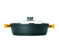Casserole - Ibili - 461024 - Fonte - 24 cm - Noir - Poignée amovible
