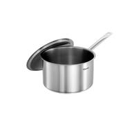 Casserole inox finition brossée 10,4 Litres, couvercle inclus