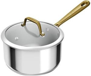 Casserole Inox Paul Bocuse 18cm Inox Durable, Couvercle Verre, Polyvalente - Gpe Seb France Tefal Menage
