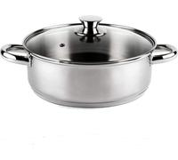 Casserole inox - Sauteuse induction - Ø 30 cm - 8,5 litres - Argent