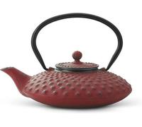 Casserole jetable en fonte émaillée, 0,8 litre, rouge