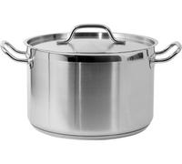 Casserole moyenne avec couvercle, 11,1 l, acier inoxydable, 28 x 18 cm