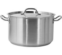 Casserole moyenne avec couvercle, 22,4 l, acier inoxydable, 36 x 22 cm