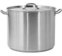 Casserole moyenne avec couvercle 57,3 l, acier inoxydable 45x36 cm