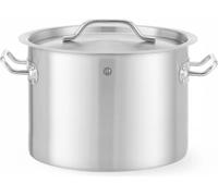 Casserole moyenne avec couvercle, HENDI, gamme économique, 9 L, 250 x (H) 180 mm