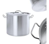 Casserole moyenne avec couvercle, HENDI, gamme Budget, 23 L, 350 € x (H) 240 mm