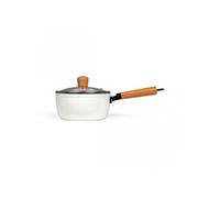 Casserole poignées bois MEP132W Blanc