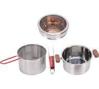 Casserole polyvalente pour cuisiner des soupes, ustensile de cuisine profond en acier inoxydable 304 avec couvercle et filet filtrant