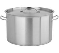 Casserole professionnelle BASSE 40x26cm 32 litres avec couvercle