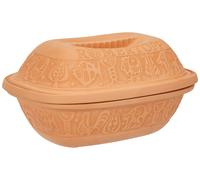 Casserole romaine classique, pour 4 personnes, 2,5 kg, en terre cuite