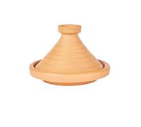 Casserole tajine marocaine pour cuisson, casserole non émaillée, Ø 35 cm, pour 6 à 8 personnes, avec recettes et instructions d'utilisation (français non garanti)