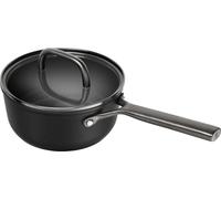 Casserole Zwilling Milano avec couvercle en verre, 18 cm, noire