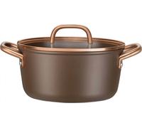 Casserole Zwilling Milano avec couvercle en verre, 24 cm, marron