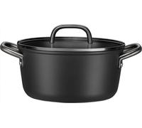Casserole Zwilling Milano avec couvercle en verre, 24 cm, noire