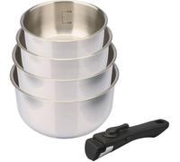 Casseroles - BAUMALU - Comète - Set 4 pièces - 14 à 20 cm - Manche amovible