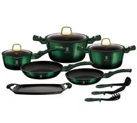 Berlinger Haus pots 12 pieces Metallic Emerald Line BH6066