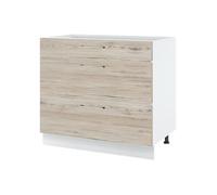Casserolier Bellissi Noyer Blanchi L 90 cm - Cuisineandcie