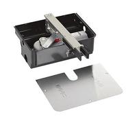FAAC Caisson autoportant 770 (490065) – Couvercle inox, déverrouillage à levier pour moteur enterré