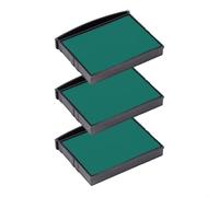 Cassette d’encre pour Colop 2600 | Cartouche Colop E/2600 (Pack de 3 - Verte)