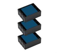 Cassette d’encre pour Colop Printer Q 12 | Cartouche Colop E/Q12 (Pack de 3 - Bleue)