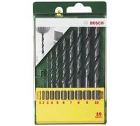 Cassette de 10 Forets Laminés Hss-R Bosch