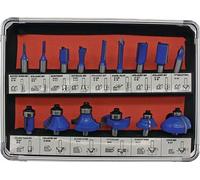 Cassette de défonçage HM 973CT15A 15 pces.tige-D.8mm HM FISCH-TOOLS