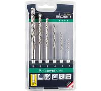 Cassette de forets Alpen HSS Pro ATM 6 6pcs 2,0 3,0 4,0 5,0 6,0 8,0 100806100