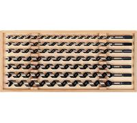Cassette de mèches à serpent FISCH longueur 460 mm 7 pièces en cassette bois